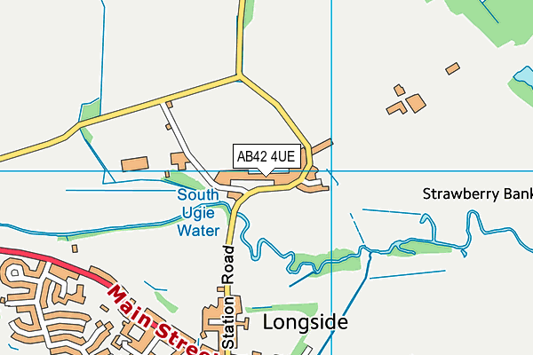 AB42 4UE map - OS VectorMap District (Ordnance Survey)