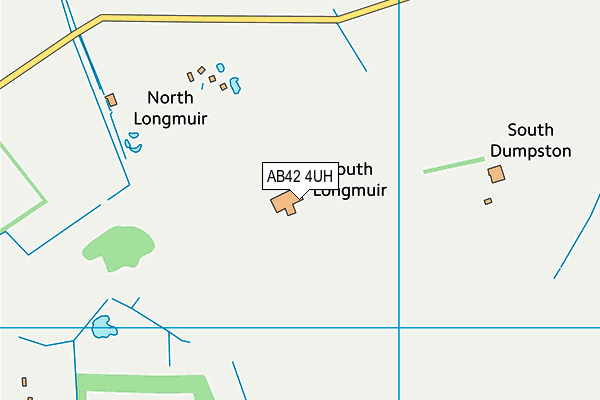 AB42 4UH map - OS VectorMap District (Ordnance Survey)