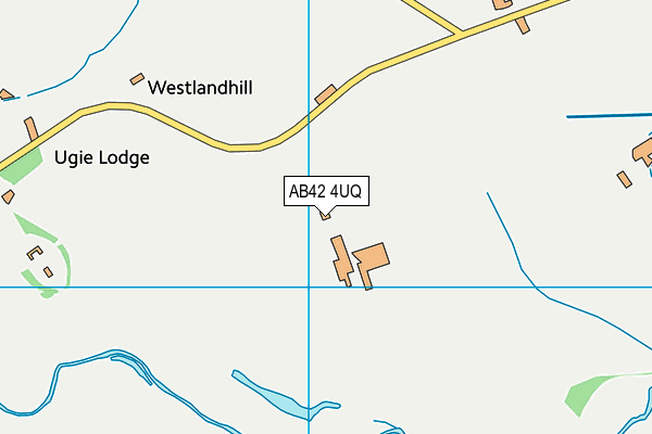 AB42 4UQ map - OS VectorMap District (Ordnance Survey)