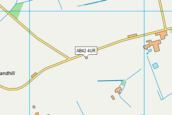 AB42 4UR map - OS VectorMap District (Ordnance Survey)