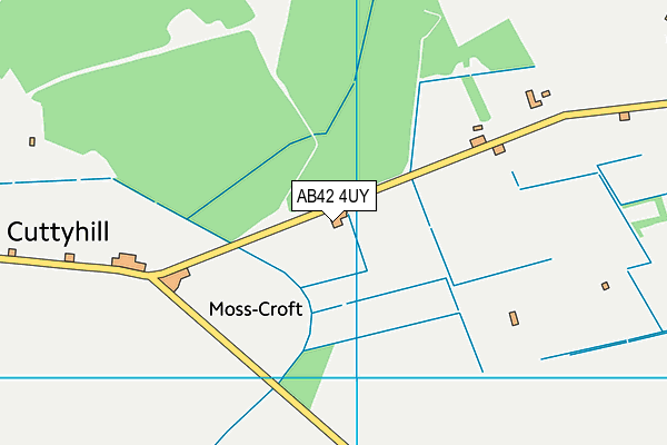 AB42 4UY map - OS VectorMap District (Ordnance Survey)