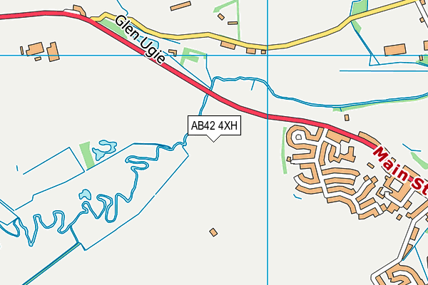 AB42 4XH map - OS VectorMap District (Ordnance Survey)