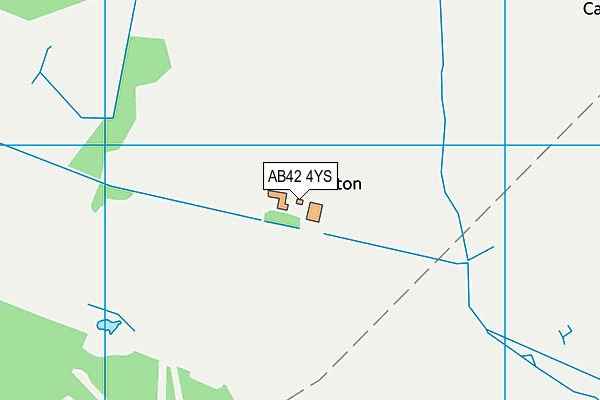 AB42 4YS map - OS VectorMap District (Ordnance Survey)