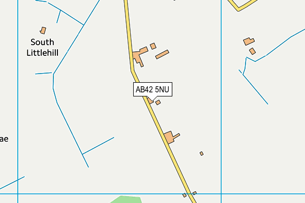 AB42 5NU map - OS VectorMap District (Ordnance Survey)