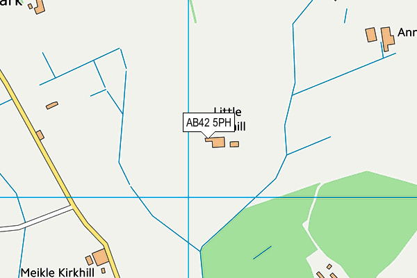 AB42 5PH map - OS VectorMap District (Ordnance Survey)