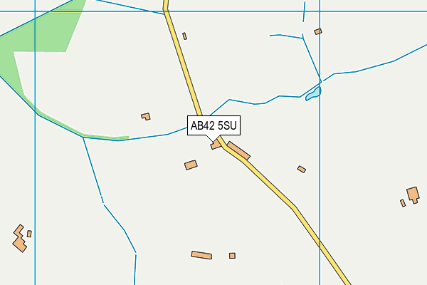 AB42 5SU map - OS VectorMap District (Ordnance Survey)
