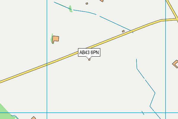 AB43 6PN map - OS VectorMap District (Ordnance Survey)