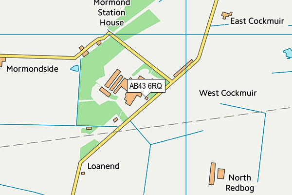 AB43 6RQ map - OS VectorMap District (Ordnance Survey)