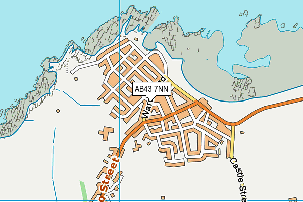 AB43 7NN map - OS VectorMap District (Ordnance Survey)