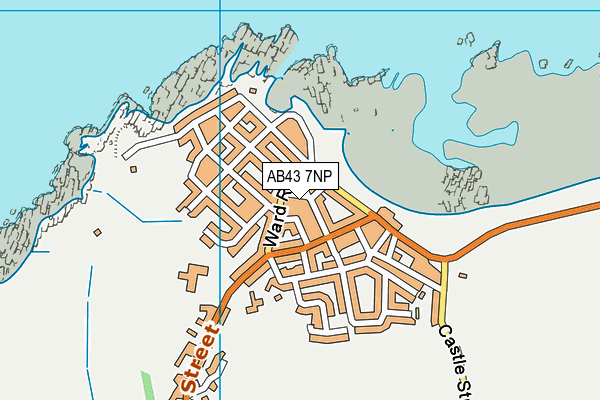 AB43 7NP map - OS VectorMap District (Ordnance Survey)