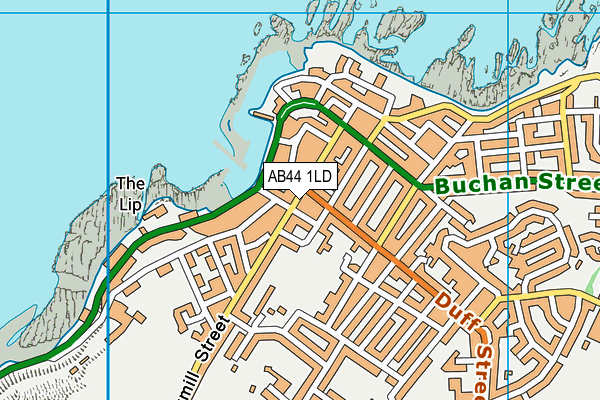 AB44 1LD map - OS VectorMap District (Ordnance Survey)
