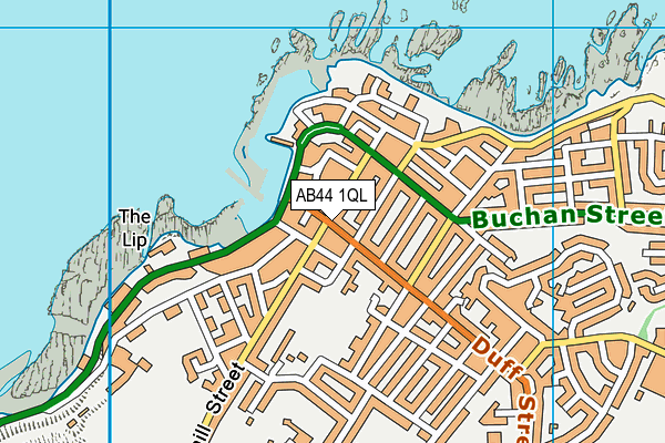 AB44 1QL map - OS VectorMap District (Ordnance Survey)