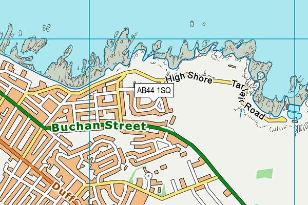 AB44 1SQ map - OS VectorMap District (Ordnance Survey)