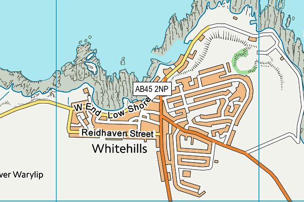 AB45 2NP map - OS VectorMap District (Ordnance Survey)