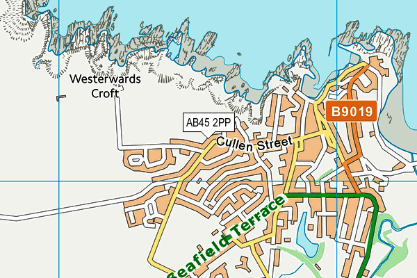 AB45 2PP map - OS VectorMap District (Ordnance Survey)