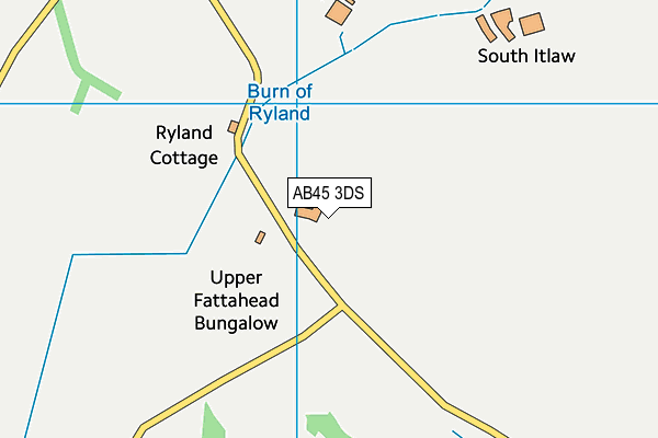 AB45 3DS map - OS VectorMap District (Ordnance Survey)