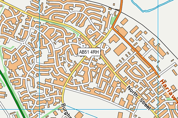 AB51 4RH map - OS VectorMap District (Ordnance Survey)