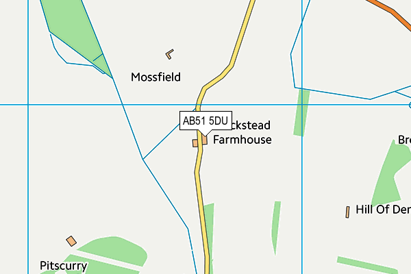 AB51 5DU map - OS VectorMap District (Ordnance Survey)