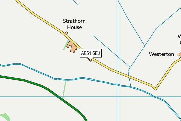 AB51 5EJ map - OS VectorMap District (Ordnance Survey)