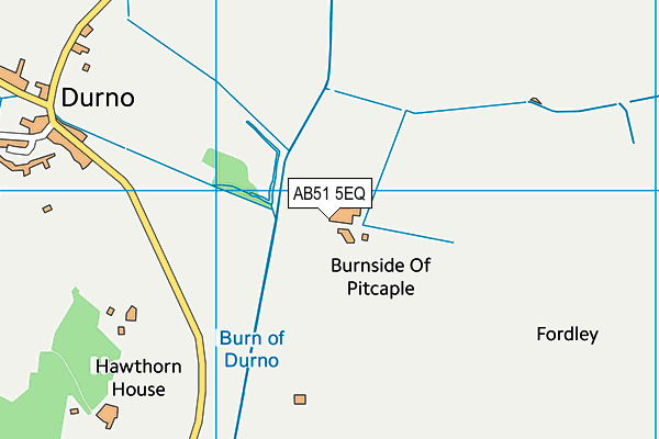 AB51 5EQ map - OS VectorMap District (Ordnance Survey)