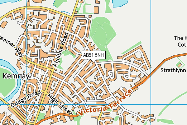 AB51 5NH map - OS VectorMap District (Ordnance Survey)