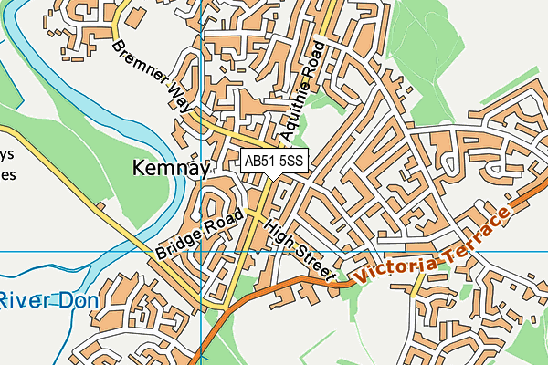 Map of THE KEMNAY CHIPPER LTD at district scale