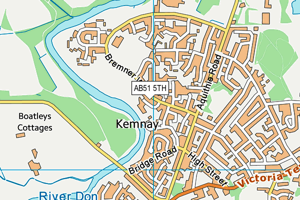 AB51 5TH map - OS VectorMap District (Ordnance Survey)