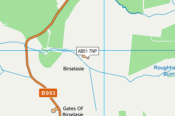 AB51 7NP map - OS VectorMap District (Ordnance Survey)