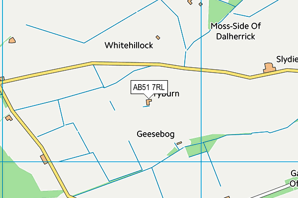 AB51 7RL map - OS VectorMap District (Ordnance Survey)