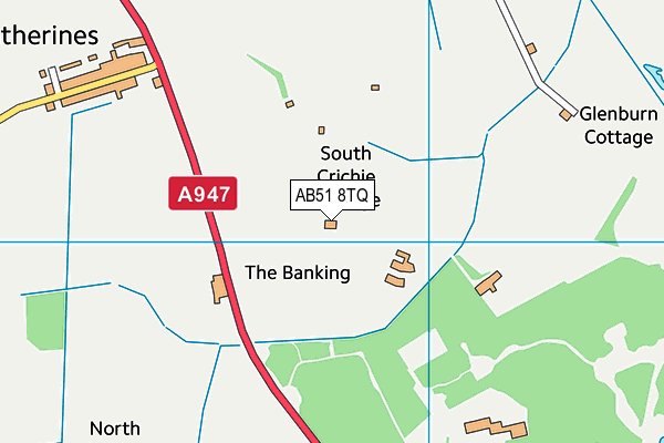 AB51 8TQ map - OS VectorMap District (Ordnance Survey)