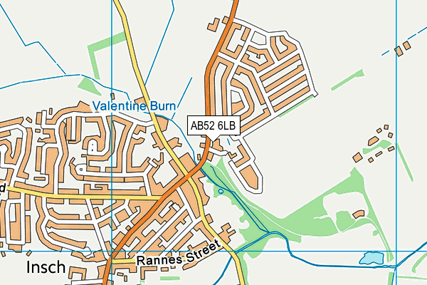 AB52 6LB map - OS VectorMap District (Ordnance Survey)