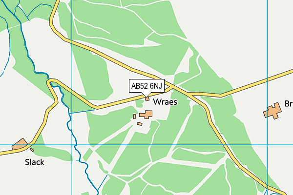 AB52 6NJ map - OS VectorMap District (Ordnance Survey)