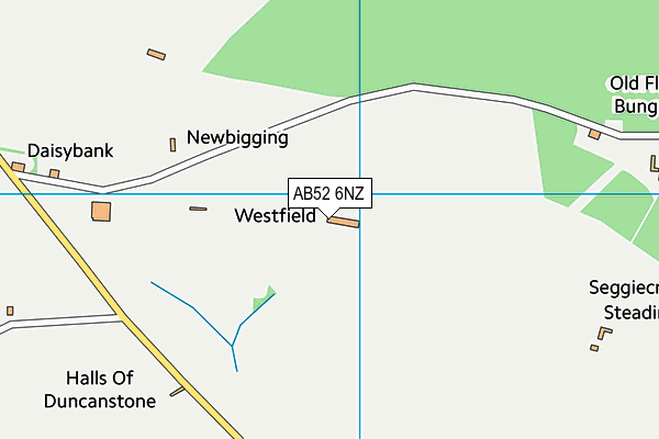AB52 6NZ map - OS VectorMap District (Ordnance Survey)