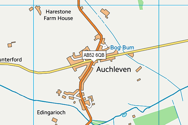 AB52 6QB map - OS VectorMap District (Ordnance Survey)
