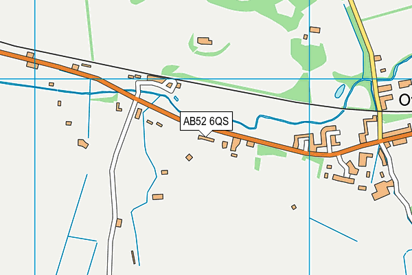 AB52 6QS map - OS VectorMap District (Ordnance Survey)