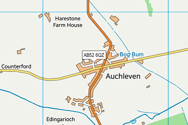 AB52 6QZ map - OS VectorMap District (Ordnance Survey)