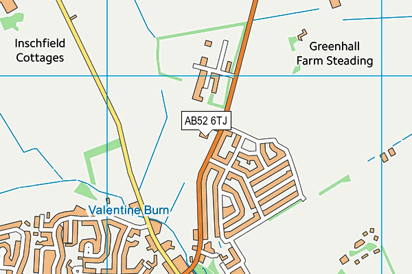 AB52 6TJ map - OS VectorMap District (Ordnance Survey)