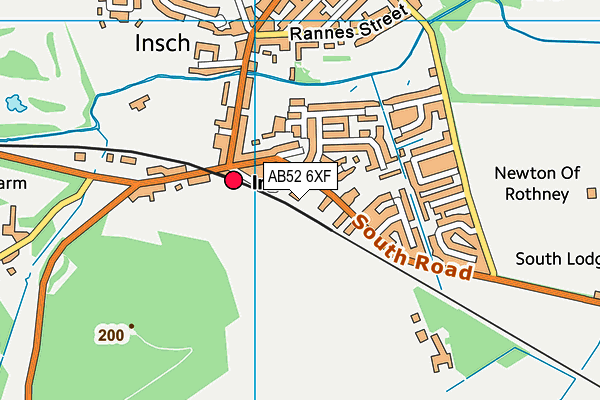 Map of INSCH SELF STORAGE LTD at district scale