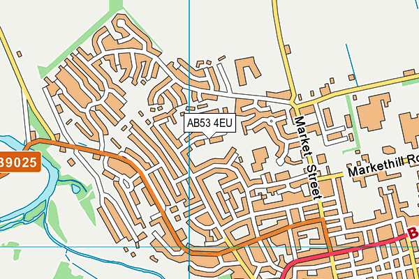 AB53 4EU map - OS VectorMap District (Ordnance Survey)