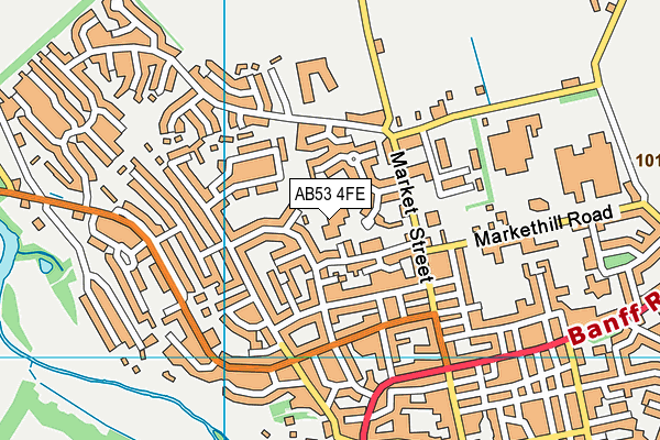 AB53 4FE map - OS VectorMap District (Ordnance Survey)