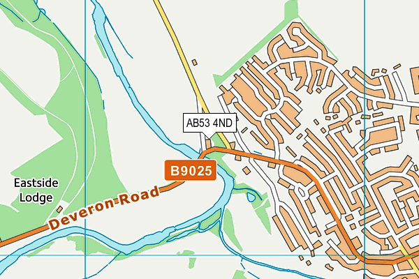 AB53 4ND map - OS VectorMap District (Ordnance Survey)