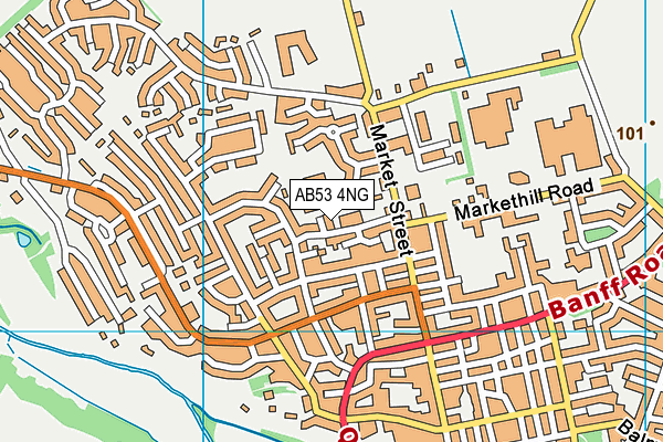 AB53 4NG map - OS VectorMap District (Ordnance Survey)