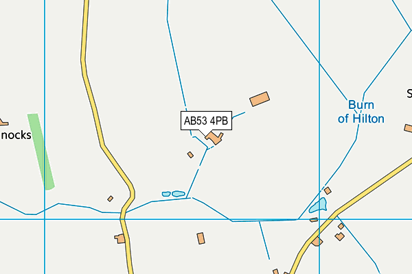 AB53 4PB map - OS VectorMap District (Ordnance Survey)