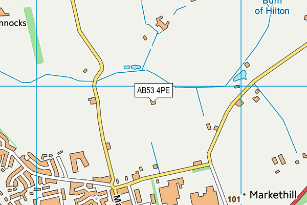 AB53 4PE map - OS VectorMap District (Ordnance Survey)