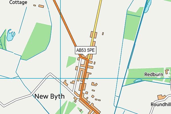 AB53 5PE map - OS VectorMap District (Ordnance Survey)