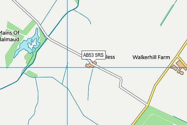 AB53 5RS map - OS VectorMap District (Ordnance Survey)