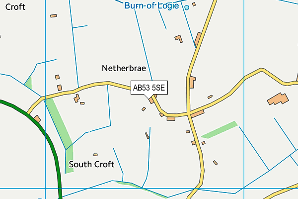 AB53 5SE map - OS VectorMap District (Ordnance Survey)