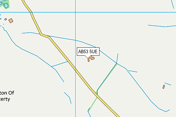 AB53 5UE map - OS VectorMap District (Ordnance Survey)