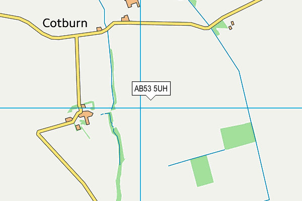 AB53 5UH map - OS VectorMap District (Ordnance Survey)