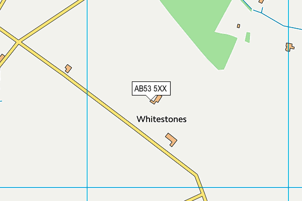 AB53 5XX map - OS VectorMap District (Ordnance Survey)